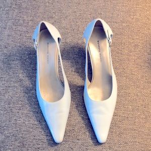 Pale light blue pumps by Roberto Vianni, size 8 M. Worn once.